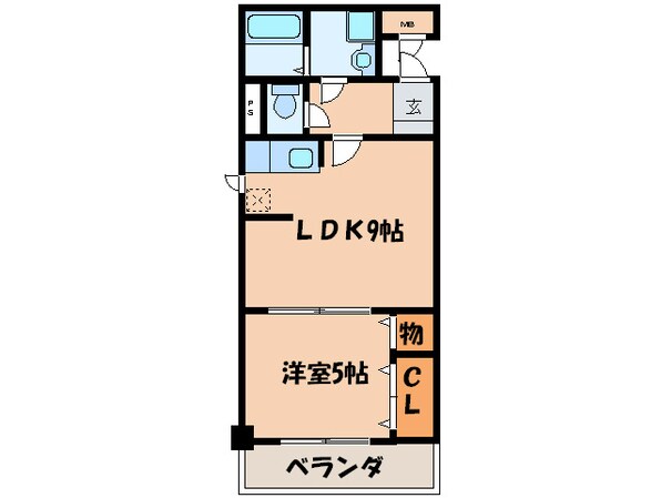 イーズガーデン中央の物件間取画像